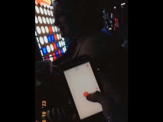 Public Plays at Dave n Busters w/ Lovense Lush 2