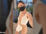 Public flashing masturbation