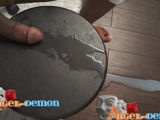 Angel目の悪魔の大規模な兼負荷とコックプレイ編集