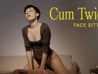 cum 2 times, exclusive, pussy eating, pussy licking