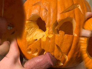 halloween fucking, pumpkin pie, solo male moaning, hardcore
