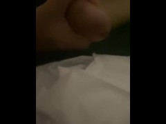 Asian man ejaculates profusely while exhaling