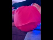 Preview 1 of Big White Ass bubblebutt Femboy Twerks for daddy Tiktok Style