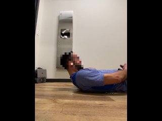 Public restroom piss fun