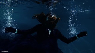 Gothic-Style Underwater Scenes Mermaid