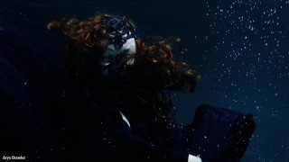 underwater moments: gothic mood mermaid..