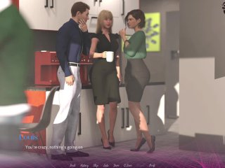 THE OFFICE - EP3 - Gameplay #17 Slutty Chick Gets Ass Fuck by her Boss