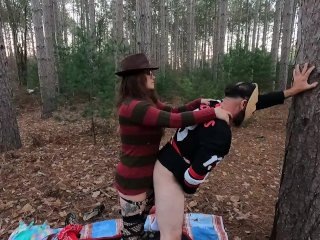 cosplay, outdoor, strapon pegging, verified amateurs