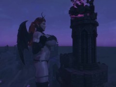 Growing Vampire Serana - Skyrim Giantess - Screenshot 15 of 16 - Tall Girl