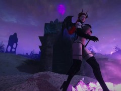 Growing Vampire Serana - Skyrim Giantess - Screenshot 5 of 16 - Tall Girl