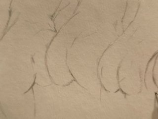Night draw - multiple delicious natural butts