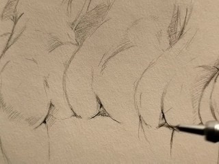 Night Draw - Multiple Delicious Natural Butts