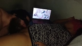 After 88 Orgasms Of Crazy Oral Sex With My Naughty Pussy While Watching Gangbang Porn He Cum Inside