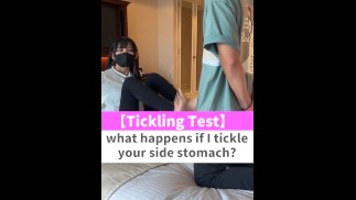 如果我挠你的侧腹会怎样？ ♡ #shorts