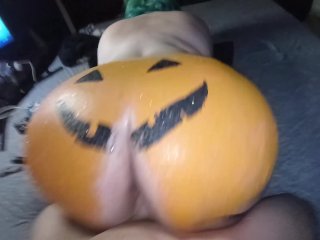 Pumpkin Booty PAWG Gets Fucked Hard OnHalloween