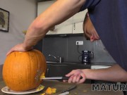 Preview 3 of MATURE4K. Halloween pumpkin pie