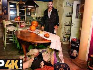 MATURE4K. Fucking Hide and Fucking Seek Halloween Game