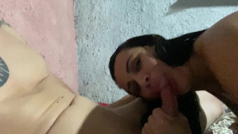 Heimvideo POV-Blowjob, Muschi lutschen und reinspritzen