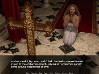 Project Myriam - Hot wife Wash Sins in Church with Priest's Sperm