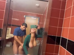 Indian step sister Creampie in Whole Foods public bathroom IG: @HaileyRoseVisuals