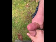 Preview 1 of Jerking Off Outside
