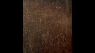 Barefoot bottomless naked walk , caught