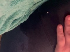 Princess Luna pees herself and plays in her mess!