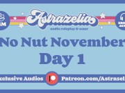 Preview 2 of FemDom No Nut November Challenge - Day 1 [Mutual Masturbation] [Handjob] [Fingering Wet Pussy]