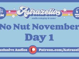 FemDom No Nut November Challenge - Day 1 [Mutual Masturbation] [Handjob] [Fingering Wet Pussy]
