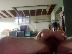 Throbbing creampie in my toy