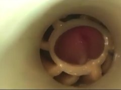 HUGE cum shot inside Jenna Haze Fleshlight 