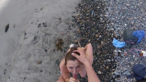 Sucking and Fucking on the beach