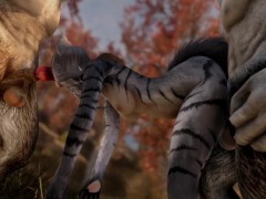 Werewolves Enjoy Their Catgirl - Screenshot 15 of 16 - Skyrim