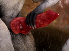 Werewolves Enjoy Their Catgirl - Screenshot 4 of 16 - Hentai