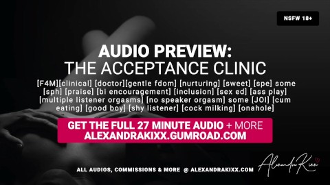 Audio Preview: The Acceptance Clinic - Your First Sexual Experience