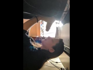 Helping  work! Quick Blowjob!