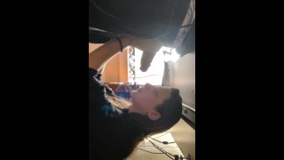 Helping  work! Quick Blowjob!