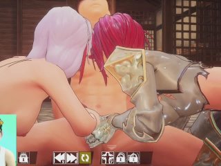 threesome, sex games, anime sex, anime