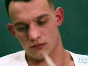 Preview 1 of Hunky Teen Luke Lubes His Rock Hard Cock To Fuck A Toy Hole!
