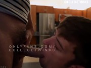 Preview 6 of Draining and Deepthroating Hung College Boyfriend