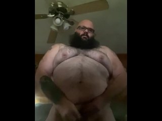 vertical video, solo male, fat cock, masturbation
