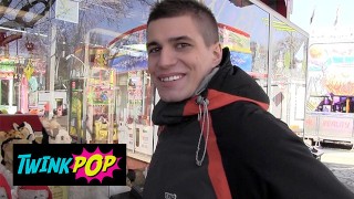 Twink Pop - He Pays Him To Ride A Ferris Wheel Then He Offers Him Extra Money To Touch His Dick