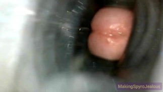 Janine Gets Her Muzzle Fucked by a Fox Internal View Bad Dragon Fleshlight