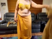 Preview 3 of Sexy Indian Wife’s Stunning Saree Striptease