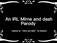 Video Slutty mime puts on a show (A mime and dash parody)