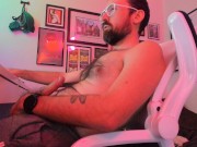 Preview 2 of handsfree cum on hairy chest