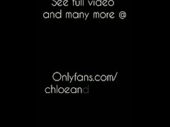 Chloe and James cummy pussy 