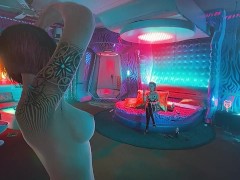 Video Big Titty CyberPunk 2077 Lesbian Fucks Meredith Stout!