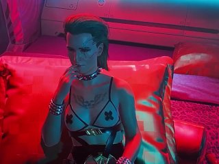 uncensored, 3d animation, lesbian strapon, cyberpunk hentai