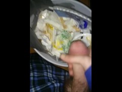 Young guy shoots hot load